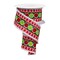 RG Ribbon: Polka Dots and Loops Christmas Ribbon, 2.5" x 10 Yards - Red, Lime, Green, White - For Bows, Wreaths, Crafts, and Decorations